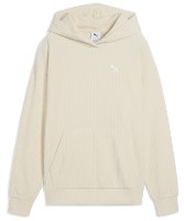Женская толстовка Puma Ess Elevated Comfort Velour Rib Hoodie Alpine Snow, s.XS