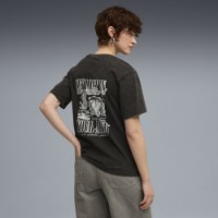 Tricou de dame Puma Graphic Paradise Mindset Washed Relaxed Tee Puma Black, s.XS imaginea #3 — magazin online Desire.md