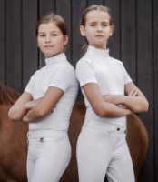 Tricou de călărie ELT Hailey Contest, s.XS White (3242002) imaginea #3 — magazin online Desire.md