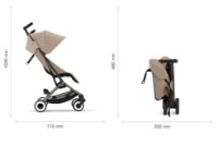 Carucior Cybex Libelle, Fog Grey (524000211) imaginea #8 — magazin online Desire.md