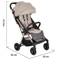 Коляска Moni Berlin Premium Beige фото №7 — интернет-магазин Desire.md