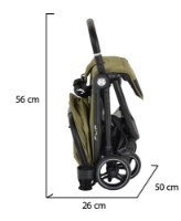 Коляска Moni Flip Dark Forest Green фото №4 — интернет-магазин Desire.md