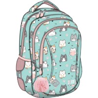 Rucsac școlar St.Right Charming Cats 685040