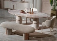 Masă pentru bucătărie Luxe Life Aura (084486) imaginea #2 — magazin online Desire.md