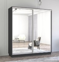 Шкаф-купе Mobildor-Lux Fox Mirror 200x230 Anthracite (fox6762) фото №1 — интернет-магазин Desire.md