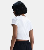 Женская футболка Nike W Nsw Nk Chll Knt Crp White/Black, s.M фото №2 — интернет-магазин Desire.md