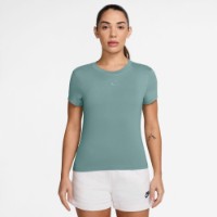 Tricou de dame Nike W Nsw Nk Chll Knt Md Crp Teal, s.M imaginea #1 — magazin online Desire.md