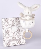Jucărie de pluș Doudou Musical Rabbit White (DC4365) imaginea #2 — magazin online Desire.md