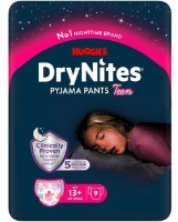 Подгузники-трусики Huggies DryNites Girl 13+/49-60kg 9pcs