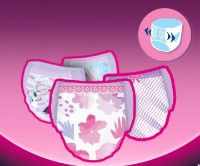 Подгузники-трусики Huggies DryNites Girl 4-7/17-30kg 10pcs фото №2 — интернет-магазин Desire.md