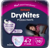 Подгузники-трусики Huggies DryNites Girl 4-7/17-30kg 10pcs