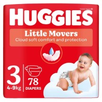 Подгузники Huggies Little Movers Mega 3/4-9kg 78pcs