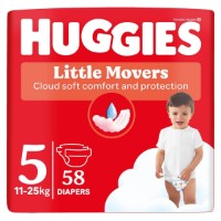 Подгузники Huggies Little Movers Mega 5/11-25kg 58pcs