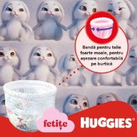 Подгузники-трусики Huggies Mega 4 Girl 9-14kg 72pcs фото №6 — интернет-магазин Desire.md