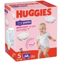 Подгузники-трусики Huggies Mega 5 Girl 12-17kg 68pcs