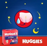 Подгузники-трусики Huggies Overnights 5/12-17kg 24pcs фото №2 — интернет-магазин Desire.md