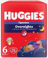 Подгузники-трусики Huggies Overnights 6/15-25kg 22pcs