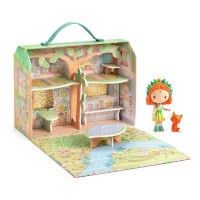 Căsuță pentru păpuși Djeco Sylvia & Fox (DJ06966)