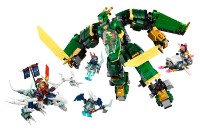 Set de construcție Lego Ninjago: Lloyds Jet Mech 71845