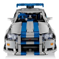 Set de construcție Lego Technic: 2 Fast 2 Furious Nissan Skyline GT-R (R34) Flitzer 42210 imaginea #3 — magazin online Desire.md