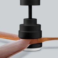 Ventilator de tavan Ufesa Nepal Negro Roble (058486) imaginea #2 — magazin online Desire.md