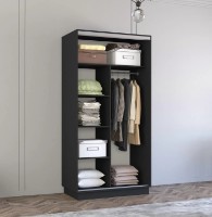 Dulap cu uşi glisante Mobildor-Lux Fox Mirror Elements 150x200 Anthracite (fox5589) imaginea #2 — magazin online Desire.md