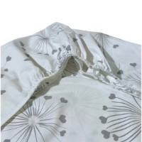 Cearșaf pentru copii ES Dandelions White/Grey 190x80cm imaginea #4 — magazin online Desire.md