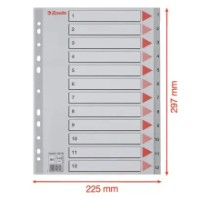 Разделитель листов Esselte 1-12 (SL00106) фото №4 — интернет-магазин Desire.md