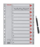 Разделитель листов Esselte 1-12 (SL00106) фото №6 — интернет-магазин Desire.md