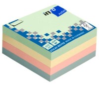 Hârtie de notițe Info Notes 75x75mm Color 400pcs (5820-98)