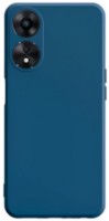 Husa de protecție Helmet Case Liquid Silicone Oppo A17 Blue (HMTCALSOPA17BL)