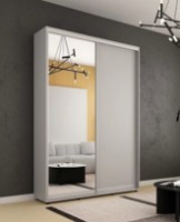 Шкаф-купе Mobildor-Lux Compact Chipboard/Mirror 140x240 Grey (00013031) фото №1 — интернет-магазин Desire.md