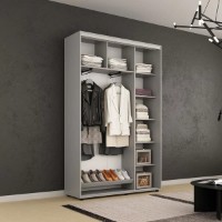 Шкаф-купе Mobildor-Lux Compact Chipboard/Mirror 160x220 Grey (compact5287) фото №2 — интернет-магазин Desire.md