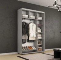 Dulap cu uşi glisante Mobildor-Lux Compact Lines/Mirror 160x230 Grey (00013091) imaginea #2 — magazin online Desire.md