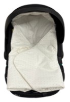 Plic pentru bebeluși ES Ivory with Dots 80x80cm imaginea #1 — magazin online Desire.md