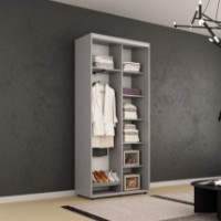 Dulap cu uşi glisante Mobildor-Lux Compact Meander/Mirror 110x210 Grey (00012908) imaginea #2 — magazin online Desire.md