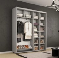 Шкаф-купе Mobildor-Lux Compact Meander/Mirror 200x210 Grey (00013192) фото №2 — интернет-магазин Desire.md