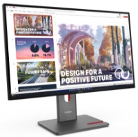 Monitor Lenovo ThinkVision P27QD-40 imaginea #3 — magazin online Desire.md