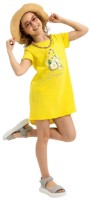 Rochie pentru copii Bumbacel GR22034K_0643_S27 Yellow, 5-6 years imaginea #1 — magazin online Desire.md