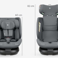 Scaun auto pentru copii Kikka Boo i-Orbit i-Size Dark Grey (31002100086) imaginea #5 — magazin online Desire.md