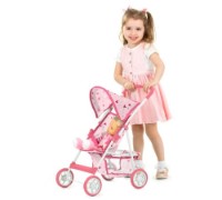 Cărucior pentru păpuși Chipolino Alice hearts (KZKAL02403HE) imaginea #2 — magazin online Desire.md