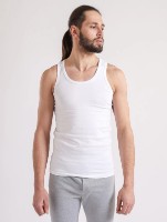 Мужская майка Bumbacel MLJM6515_4001_S5 White, s.L