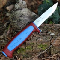 Cuțit Morakniv Basic 511 Red/Blue (14501) imaginea #2 — magazin online Desire.md