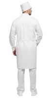 Медицинский халат Soling Protec 010107019 White, s.52-54 3/4 фото №2 — интернет-магазин Desire.md