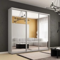 Шкаф-купе Mobildor-Lux Compact Mirror 240x200 Grey (00013844)