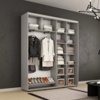 Шкаф-купе Mobildor-Lux Compact 220x210 Grey (00013308) фото №2 — интернет-магазин Desire.md