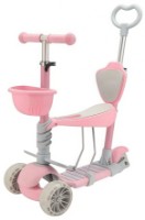 Trotinetă 4Play Snail Pink