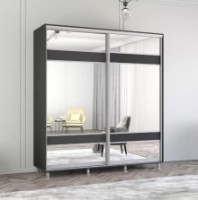 Шкаф-купе Mobildor-Lux Aron-S 200x220 Anthracite (arons5037) K3 фото №1 — интернет-магазин Desire.md