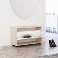 Обувница Mobildor-Lux Leo 100x27x47 Oak Sonoma/White (00010134) фото №2 — интернет-магазин Desire.md