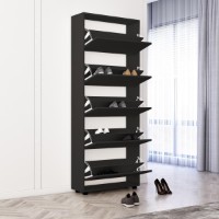 Обувница Mobildor-Lux Leo 50x27x203 Anthracite/Oak Sonoma (00013448) фото №3 — интернет-магазин Desire.md